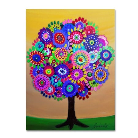 Prisarts 'Sunny Tree Of Life' Canvas Art,18x24